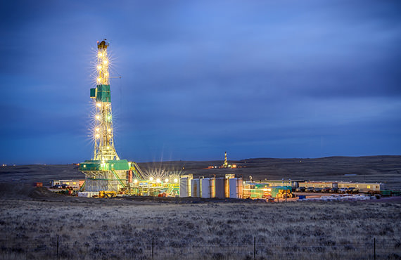 Solution mining involves remote well pad injection of heated brine to extract potash from the underground ore bodies.